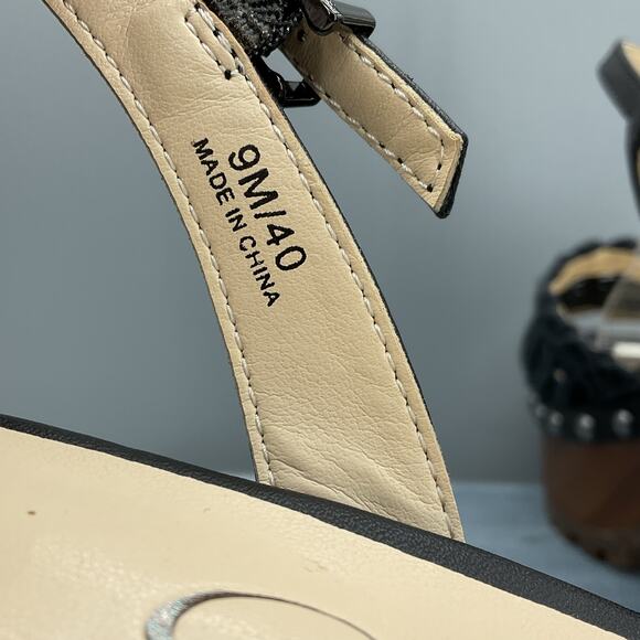 NEW Jessica Simpson Women’s Timia Woven Slingback Platform Sandals Black Size 9M - Picture 5 of 10